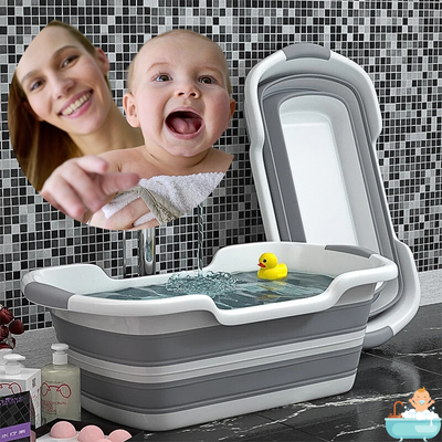 baignoire-bebe-bonheur-grise