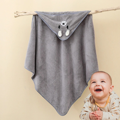 cape-de-bain-bebe-grise-bebe