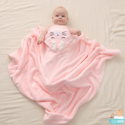 cape-de-bain-bebe-rose-douce