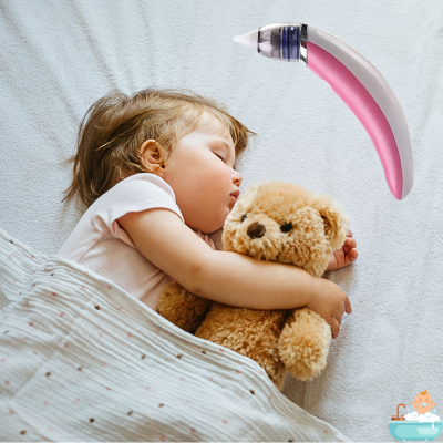 mouche-bébé-électrique-rose-dort