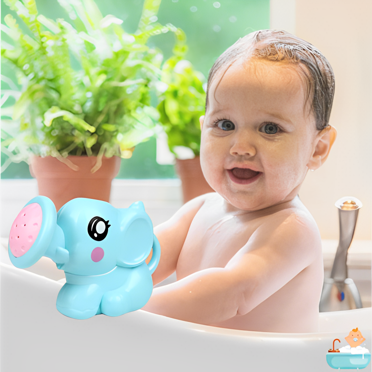 arrosoir-bain-bebe-bleu