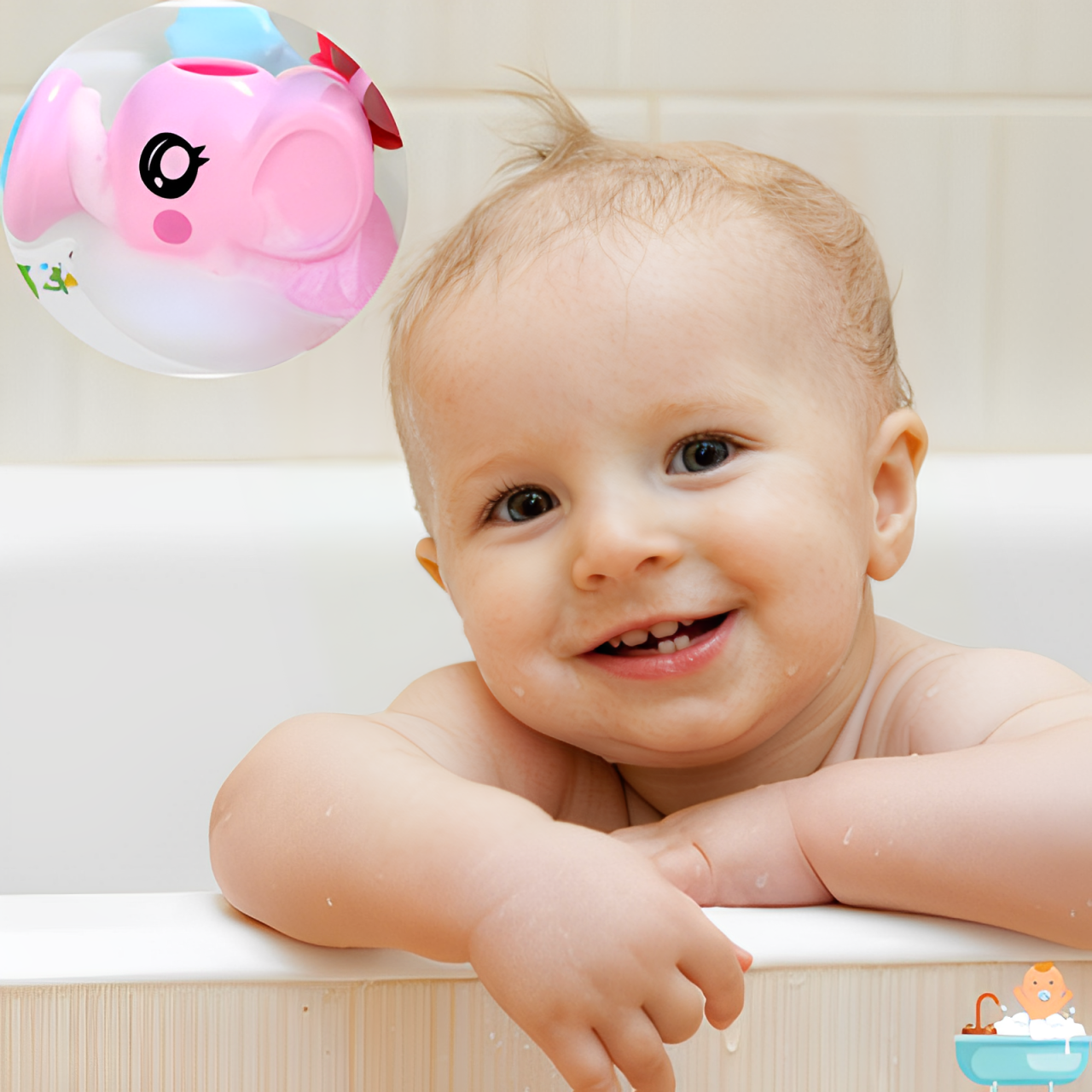 arrosoir-bain-bebe-elephant-rose