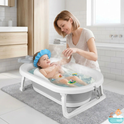baignoire-bebe-avec-siege-blonde
