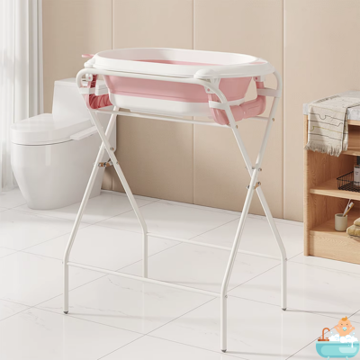 baignoire-bebe-sur-pied-rose