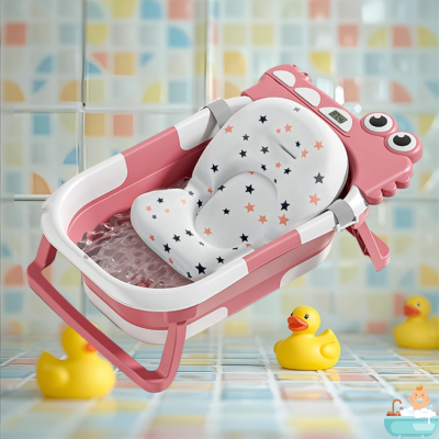 baignoire-pliable-pour-bebe-rose-canard