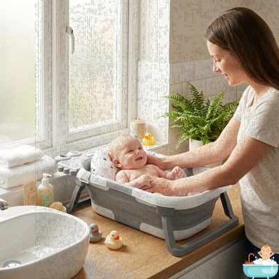 baignoire-siege-bebe-grise-maman