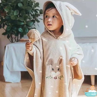 cape-de-bain-bébé-lapin