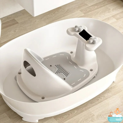 chaise-baignoire-bebe-grise