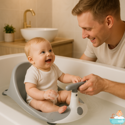 chaise-pour-bain-bebe-gris-blond