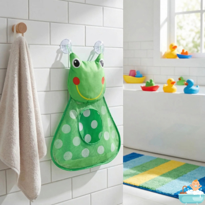 filet-jouet-bain-grenouille-vert
