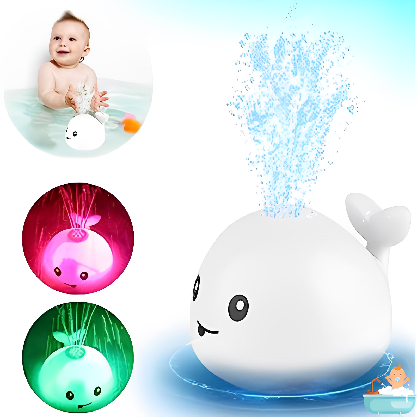 Whalby™ Baleine jouet de bain pour bébé – Zeynakid