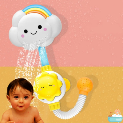 jouet-de-bain-bébé-nuage-mignon