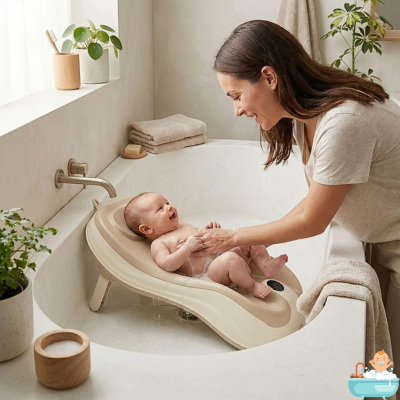 siege-bebe-baignoire-marron-maman