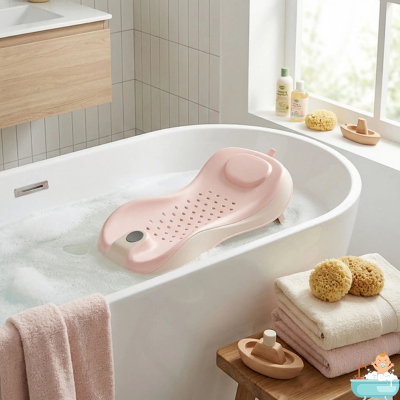 siege-bebe-pour-bain-rose-seul