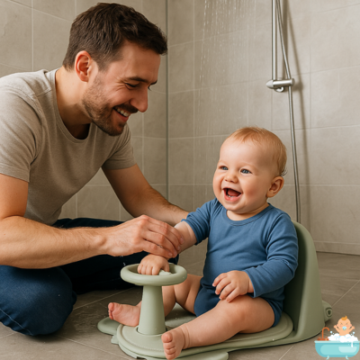 siege-bebe-pour-douche-papa