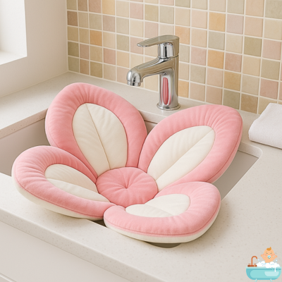 siege-bebe-pour-le-bain-rose-evier