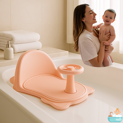 siege-pour-bebe-dans-baignoire-rose-maman